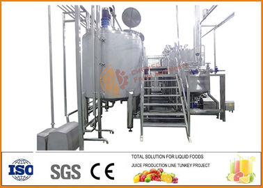 الصين 500 طن / سنة معدات التخمير الغذاء الفاكهة النبيذ الشراب نظام التحكم PLC المزود