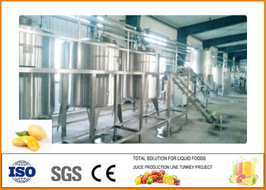 الصين 5T / H مانجو عصير تجهيز المصنع التلقائي والكفاءة العالية المزود
