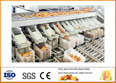 الصين توفير الطاقة خط إنتاج عصير البرتقال مع PLC الشاشات التي تعمل باللمس ISO9001 المزود